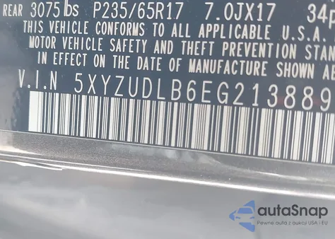 2014 Hyundai Santa Fe Sport 2.4L from USA, damaged, VIN 5XYZUDLB6EG213889
